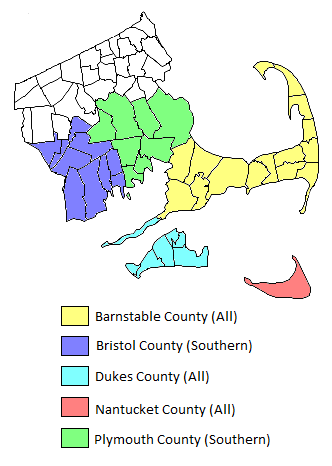 Cape Cod Territory Map